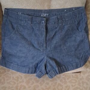 LOFT Dark Blue Jean Shorts